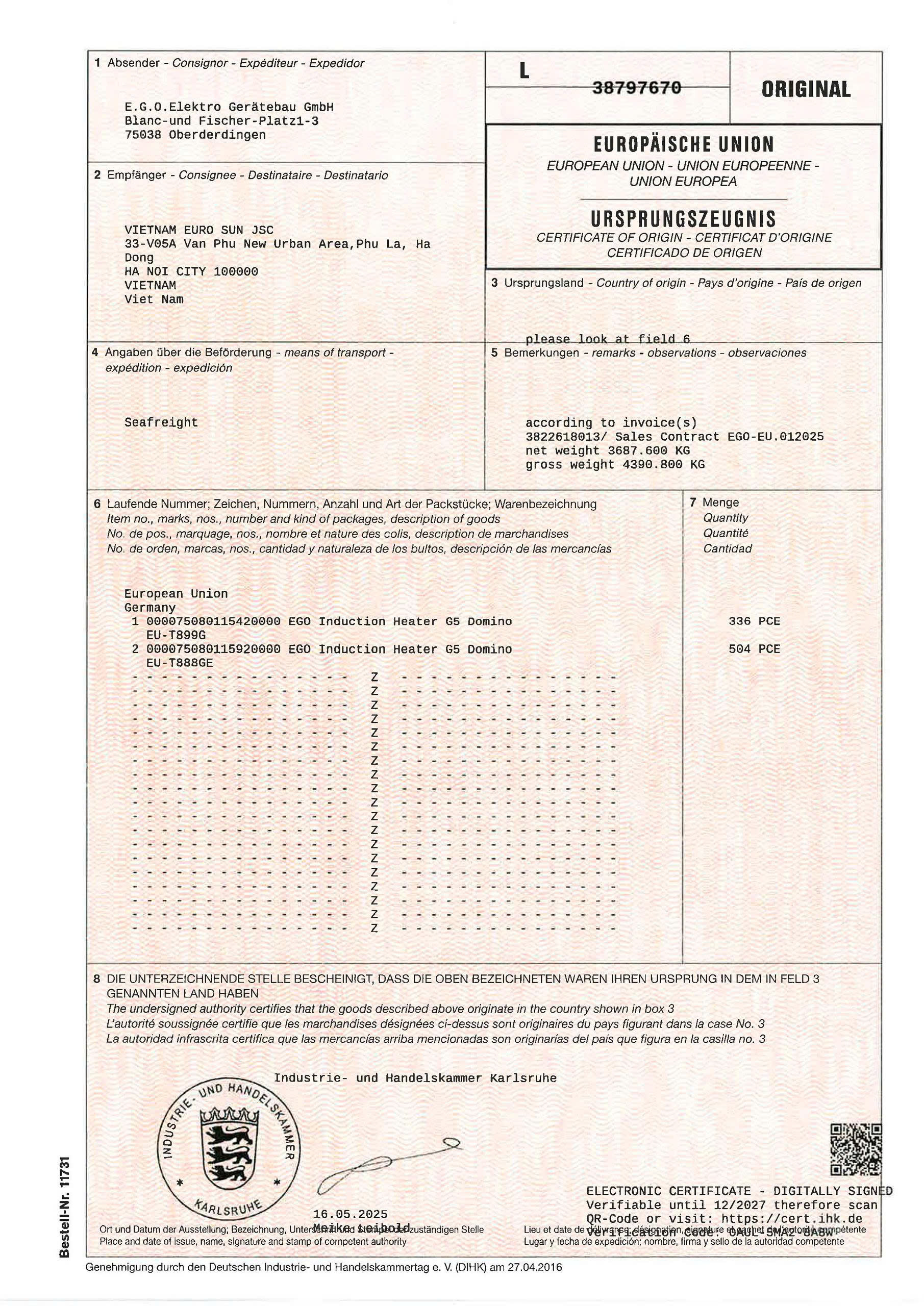 Ảnh chứng nhận 