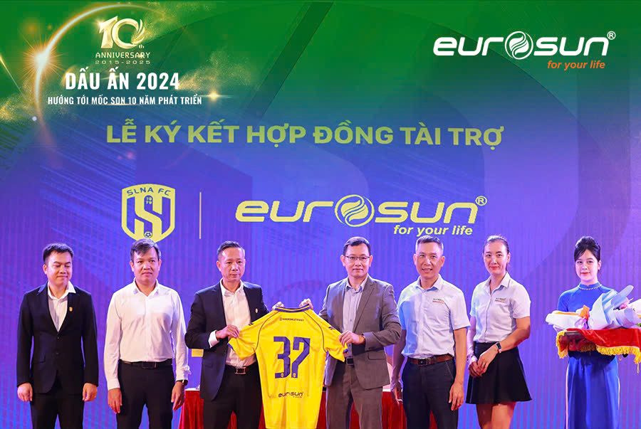 Eurosun nhà tài trợ vàng clb Sông lam nghệ an