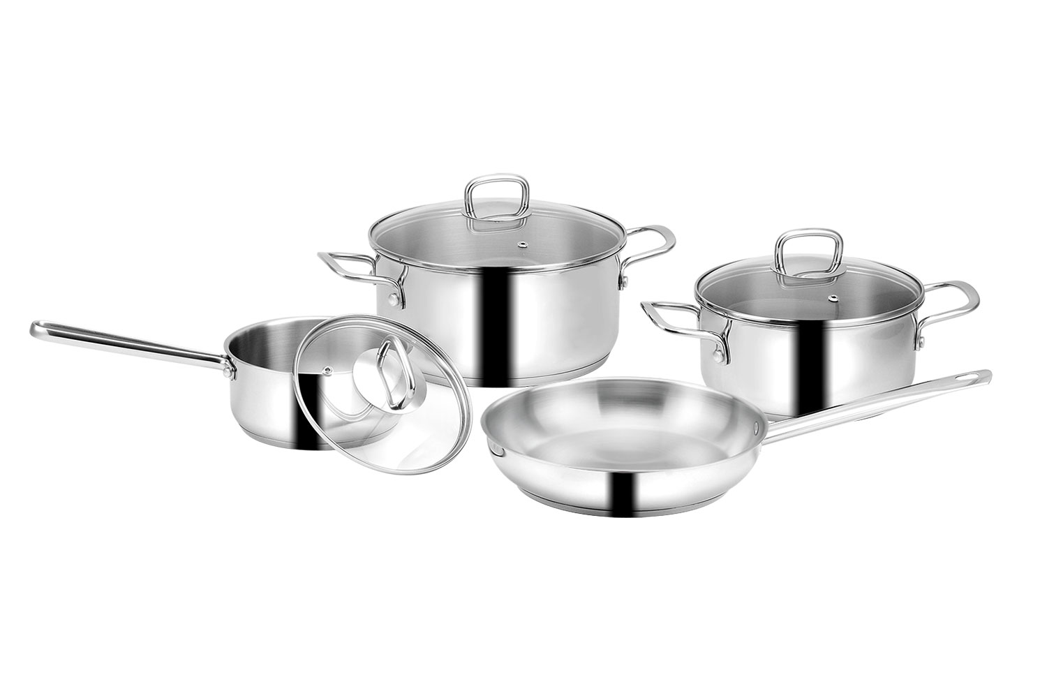 BỘ NỒI CHẢO CAO CẤP EU1603-TITANIUM